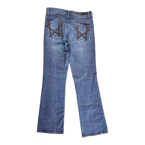 7 For All Mankind Mia Jeans w/ Studded Pockets Size 28 - Picture 3 of 6